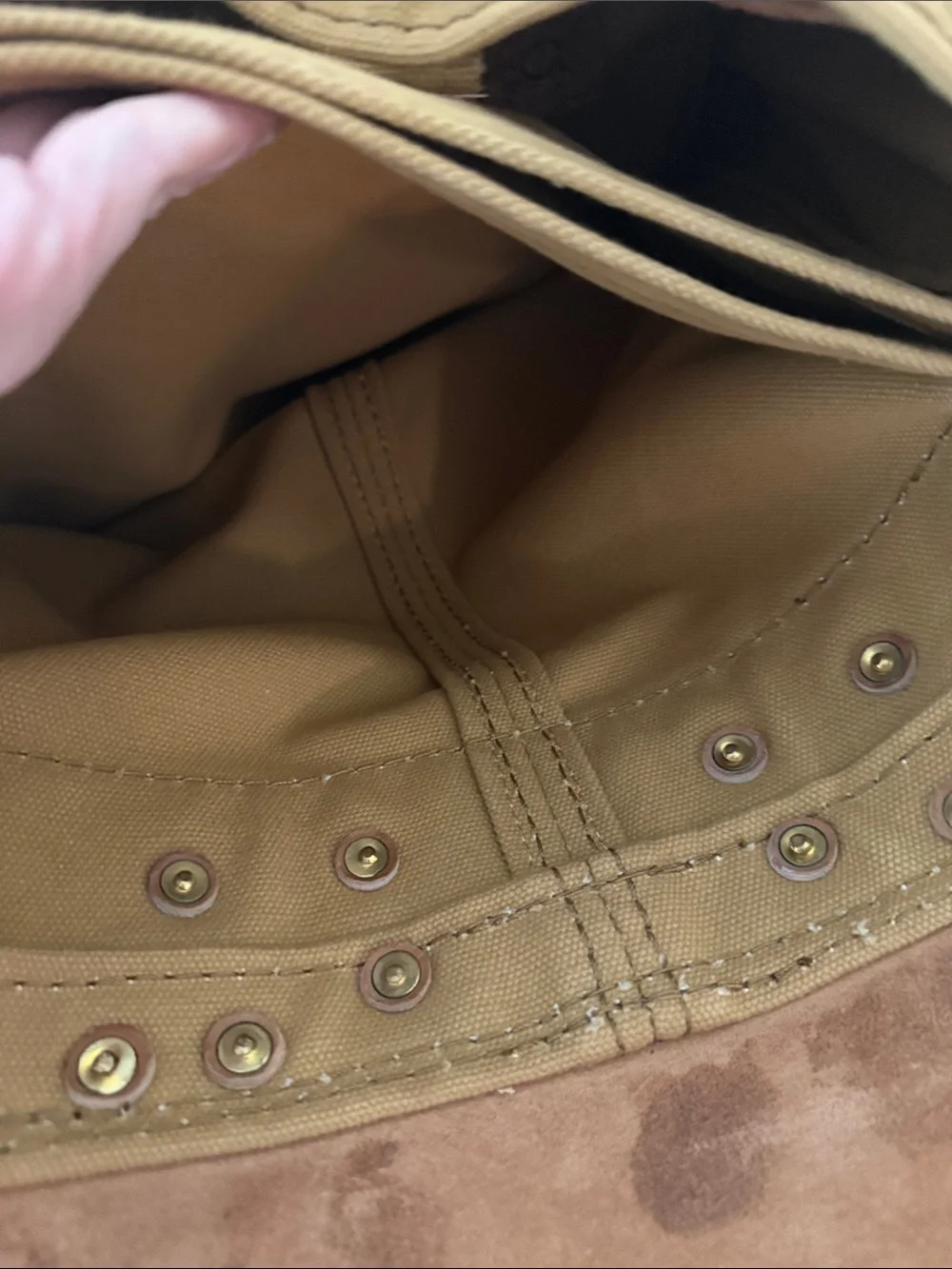 Thrux Lawrence backpack leather and canvas NEW SEE DESCRIPTION